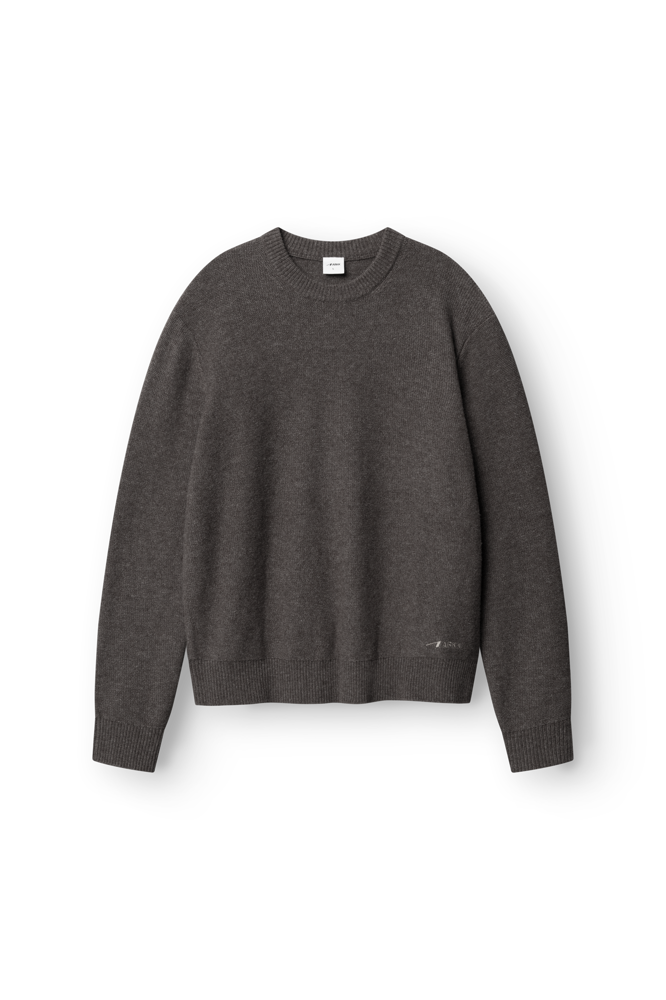 ARKK Apparel ARKK Logo Sweater | Faded Black Knit Crew
